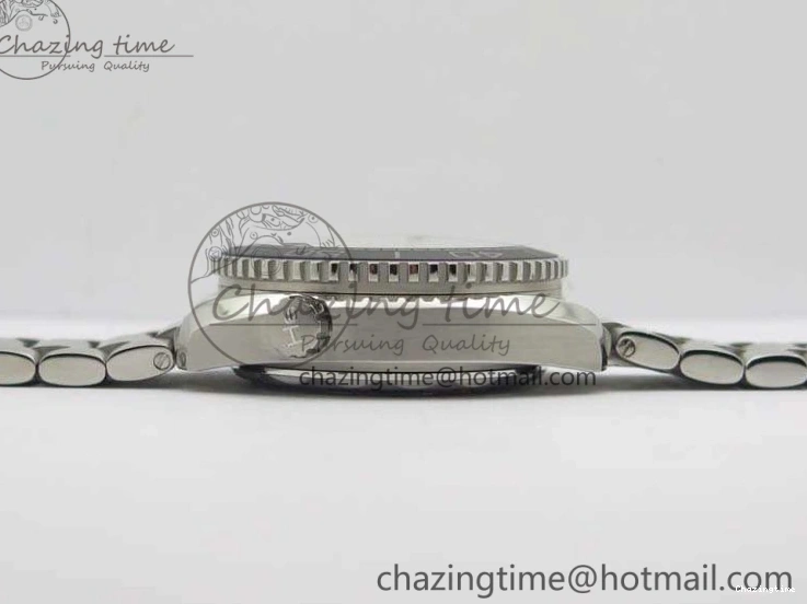 0218 Planet Ocean Master Chrono SS OM 1:1 Best Edition Gray Dial On SS Bracelet A9900 V Efficient 8116